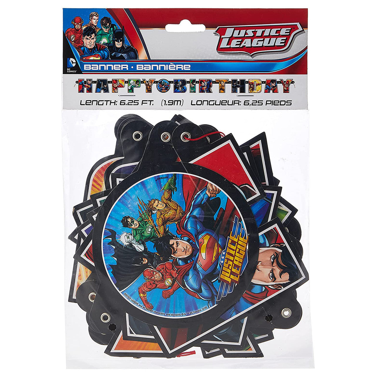 Justice League Large Jointed Party Banner