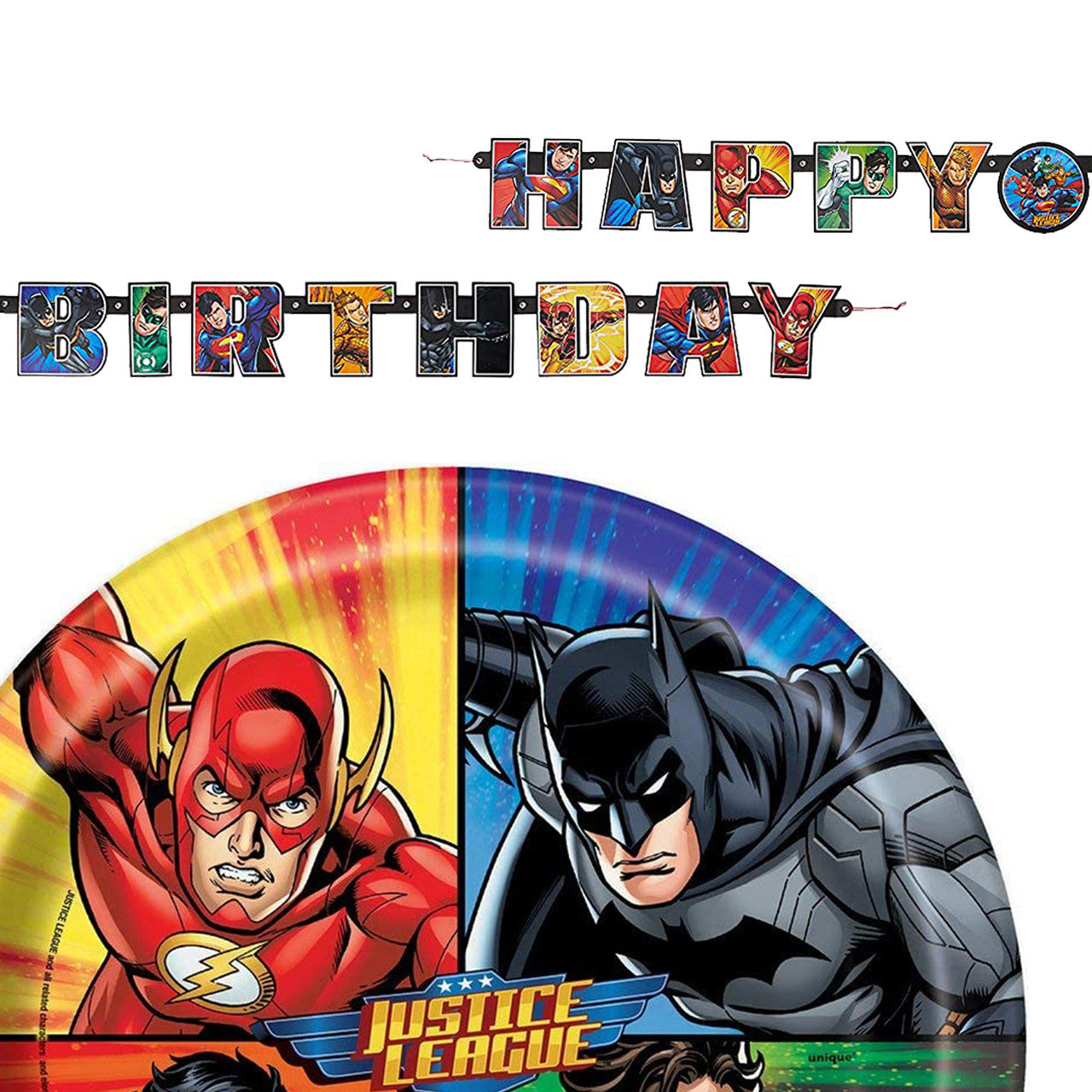 Justice League Large Jointed Party Banner