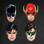 Justice League Party Masks (Pack of 8)