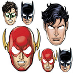 Justice League Party Masks (Pack of 8)