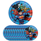 Justice League 7" Party Tableware Plates (Pack of 8)