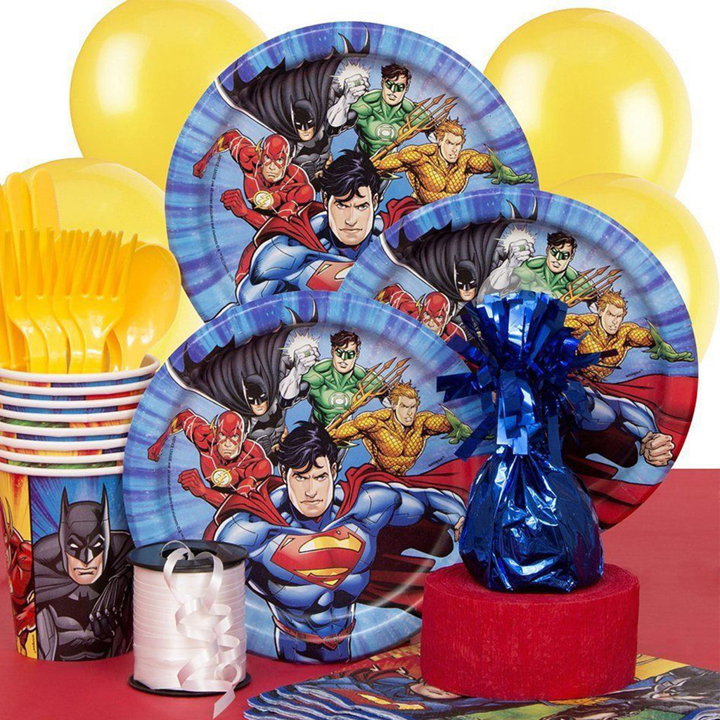Justice League 7" Party Tableware Plates (Pack of 8)