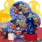 Justice League 7" Party Tableware Plates (Pack of 8)