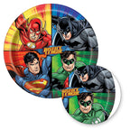 Justice League 9" Party Tableware Plates (Pack of 8)