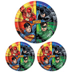 Justice League 9" Party Tableware Plates (Pack of 8)