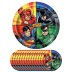 Justice League 9" Party Tableware Plates (Pack of 8)