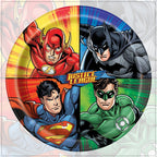 Justice League 9" Party Tableware Plates (Pack of 8)