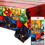Justice League Party Plastic Tablecover