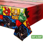 Justice League Party Plastic Tablecover