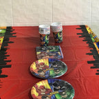 Justice League Party Plastic Tablecover