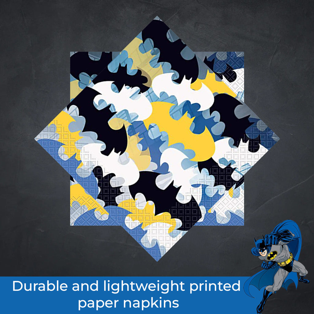 Batman Party Tableware Napkins (Pack of 16 )