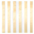 Gold Foil Striped Napkins (Pack of 16)