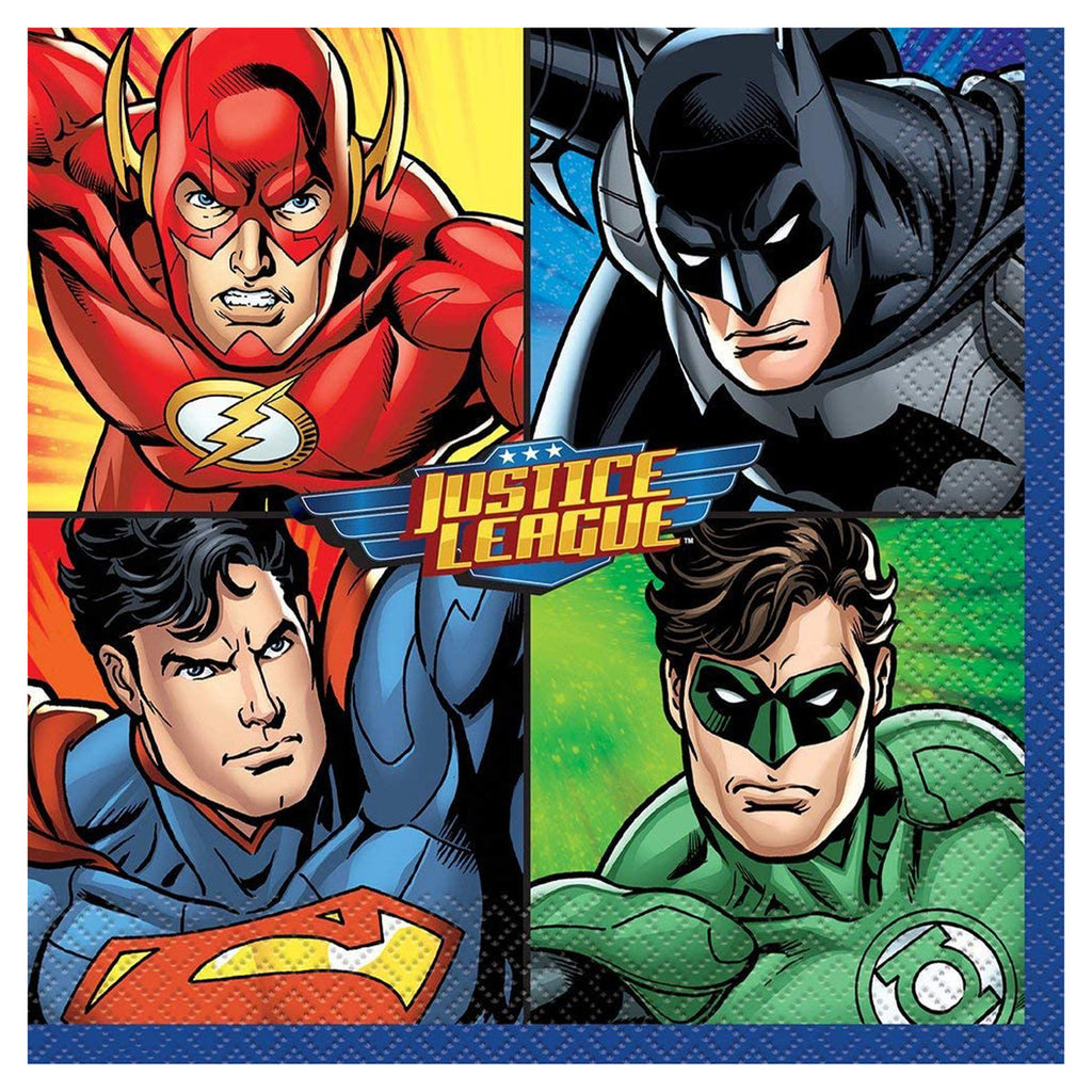Justice League Napkins (Pack of 16)
