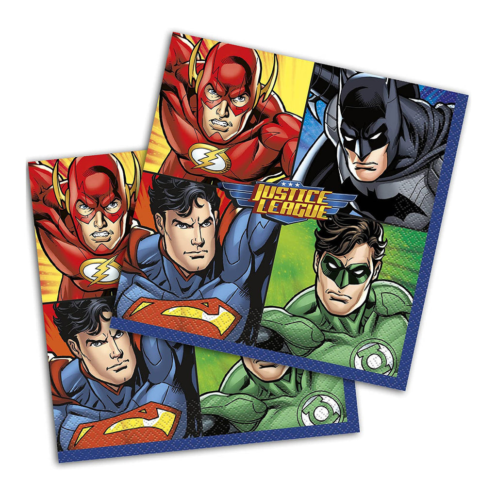 Justice League Napkins (Pack of 16)