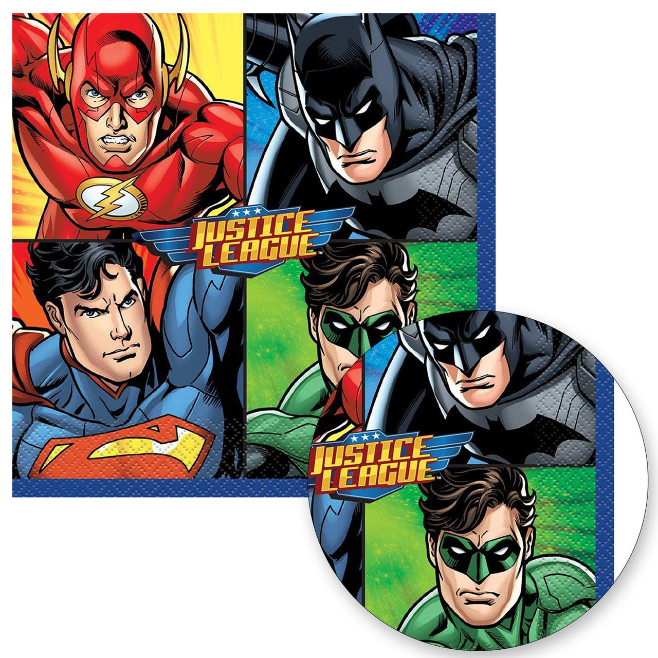 Justice League Napkins (Pack of 16)