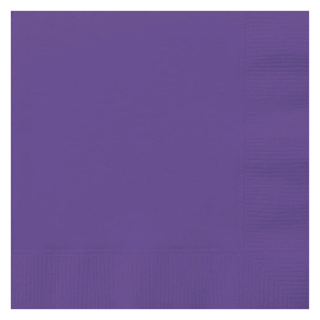 Neon Purple Napkins (Pack of 20)