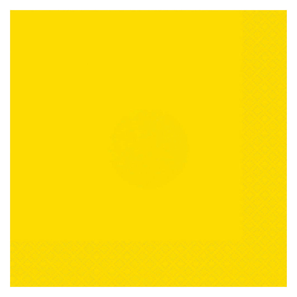 Neon Yellow Napkins (Pack of 20)