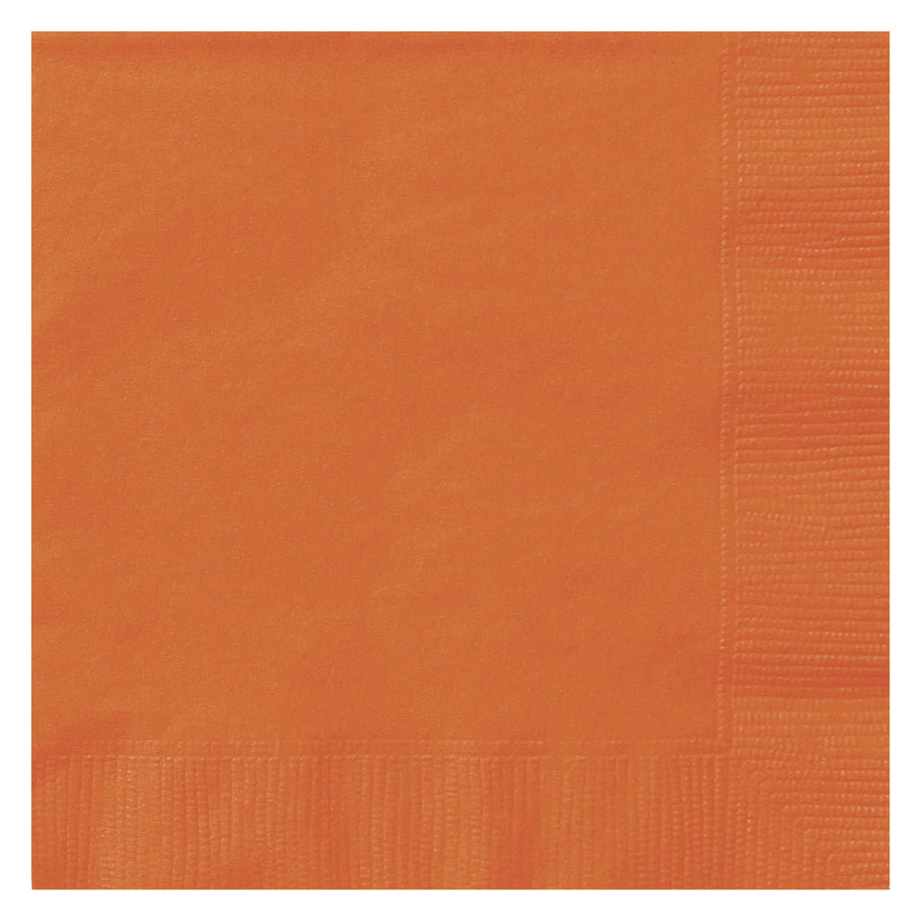 Pumpkin Orange Napkins (Pack of 20)