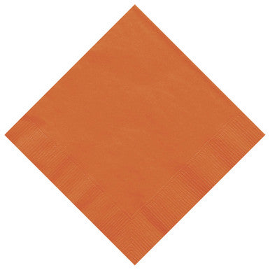 Pumpkin Orange Napkins (Pack of 20)