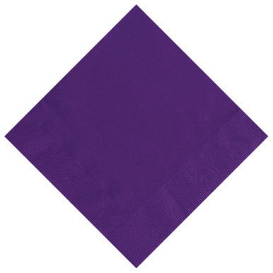 Deep Purple Napkins (Pack of 20)