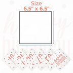 Happy Birthday Napkins (Pack of 16) - Rose Gold
