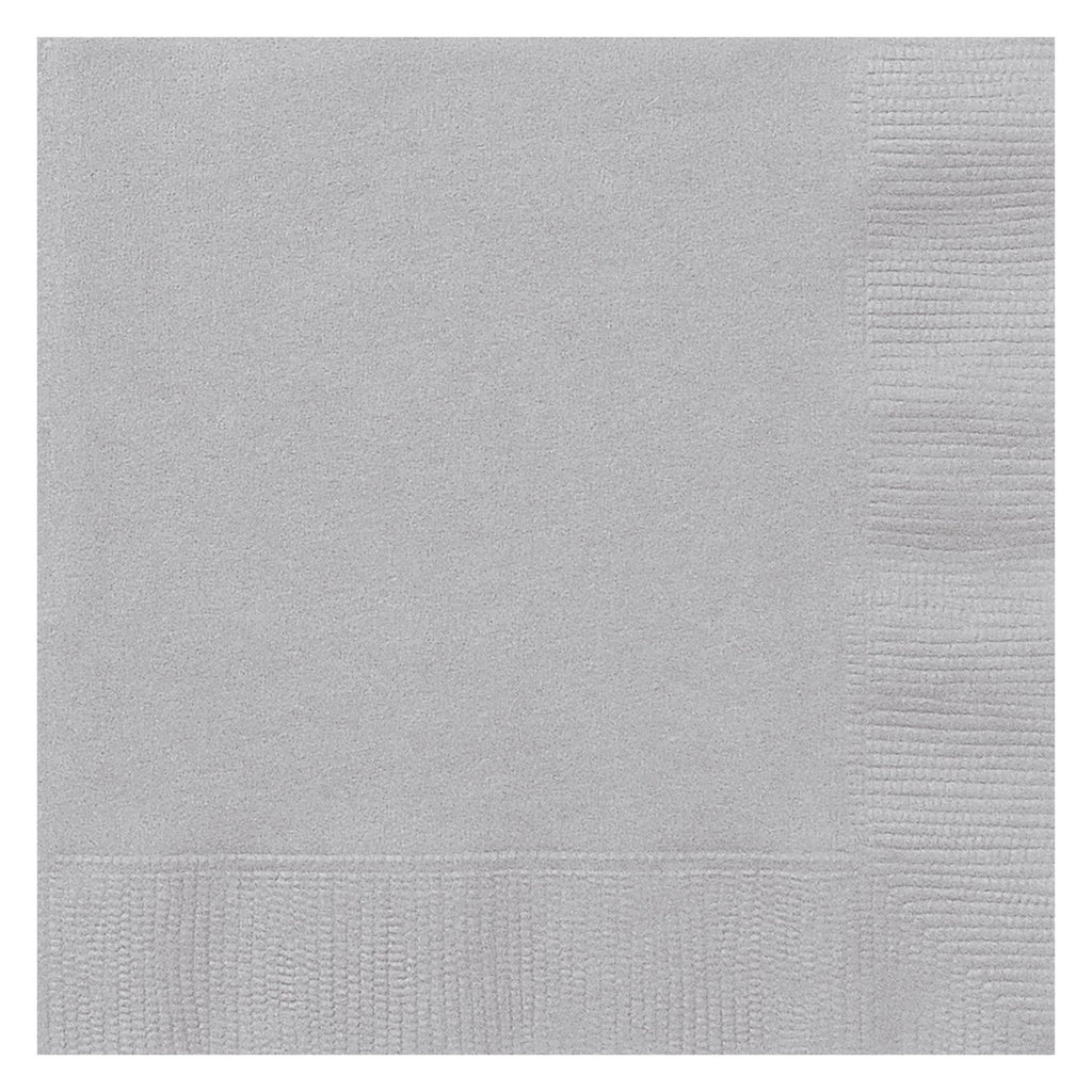 Silver Napkins (Pack of 20)