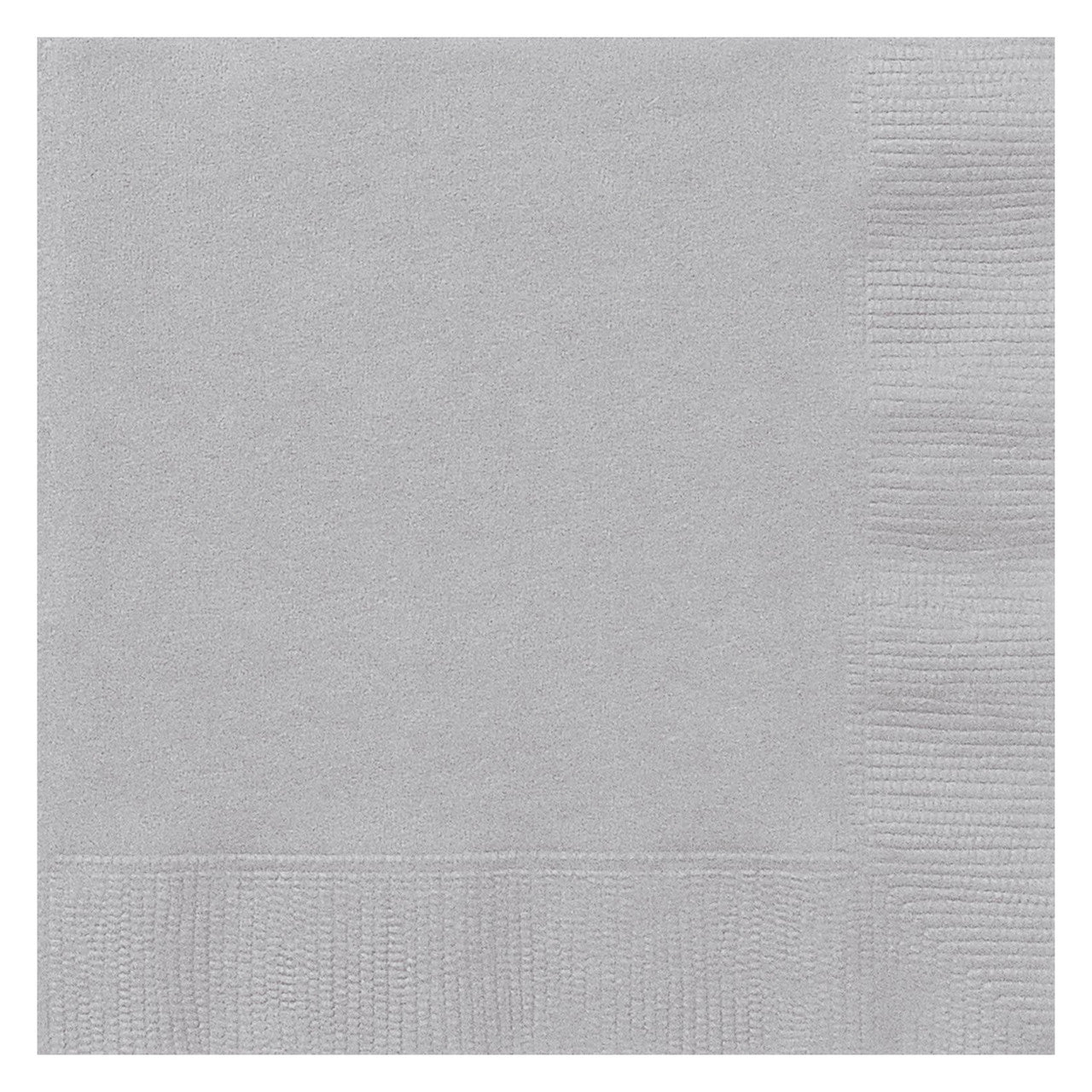 Silver Napkins (Pack of 20)