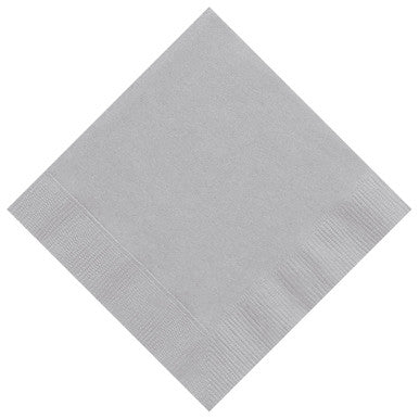 Silver Napkins (Pack of 20)