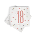Birthday Napkins (Pack of 16) - Rose Gold Glitz