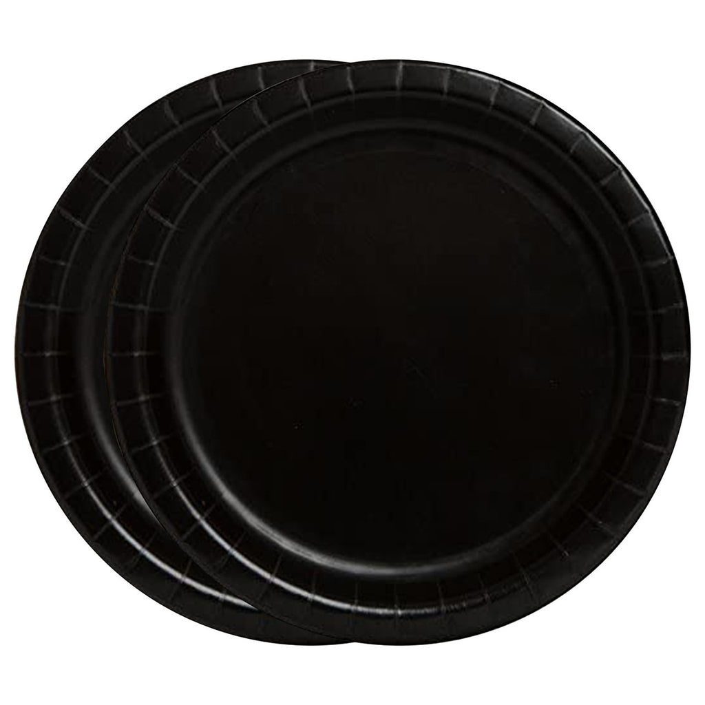 Midnight Black - Round Plates
