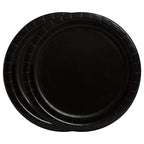 Midnight Black - Round Plates
