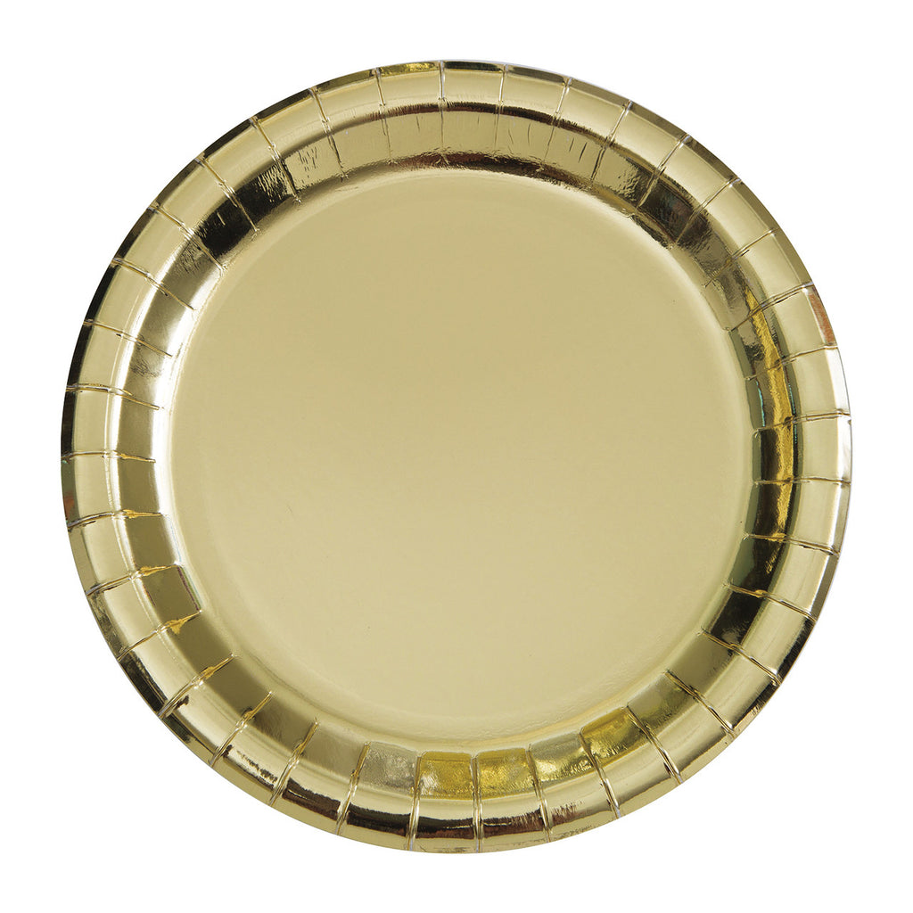 Gold Foil - Round Plates