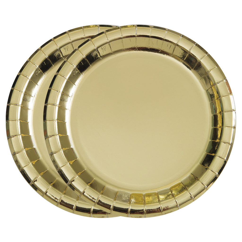 Gold Foil - Round Plates