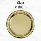 Gold Foil - Round Plates