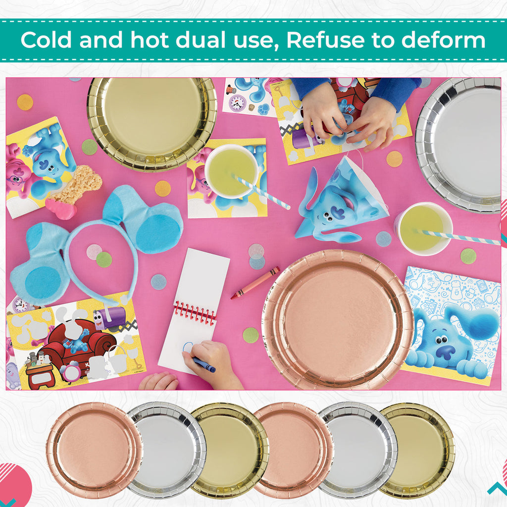 Gold Foil - Round Plates