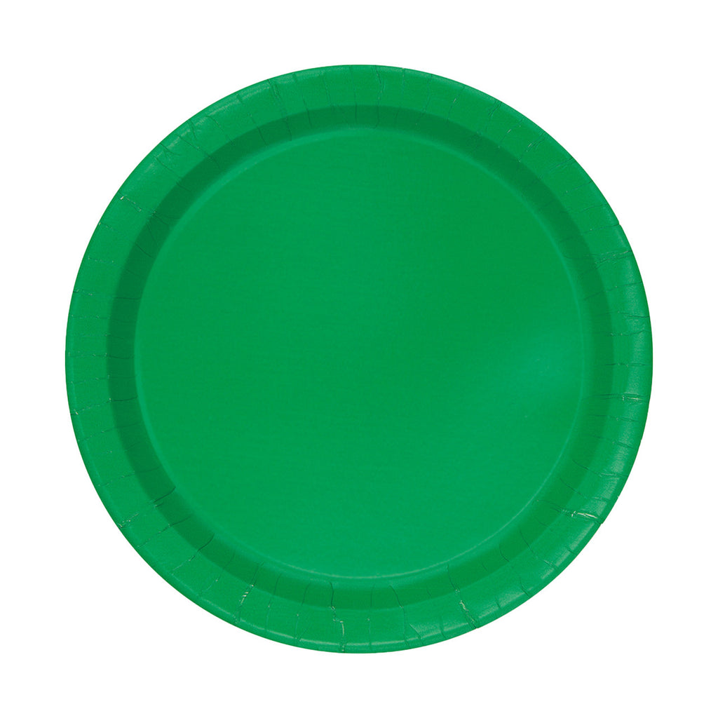 Emerald Green - Round Plates