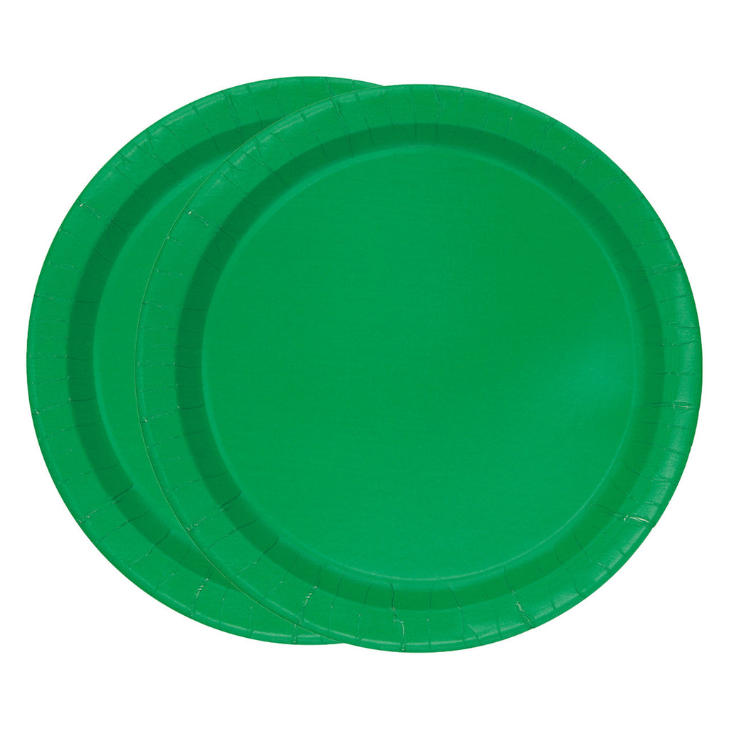 Emerald Green - Round Plates