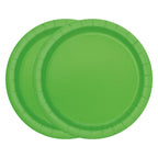 Lime Green - Round Plates