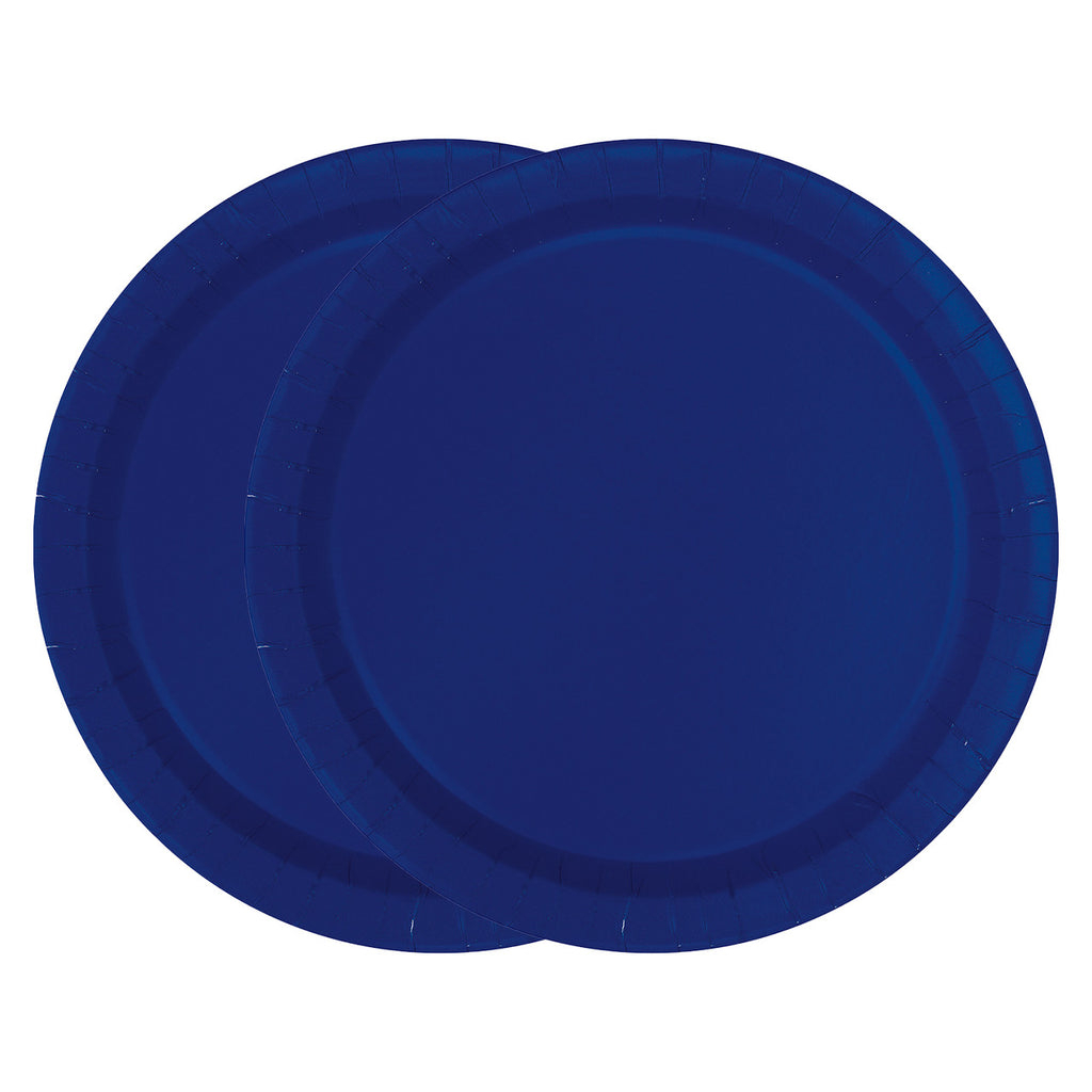 True Navy Blue - Round Plates