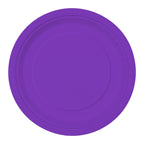 Neon Purple - Round Plates
