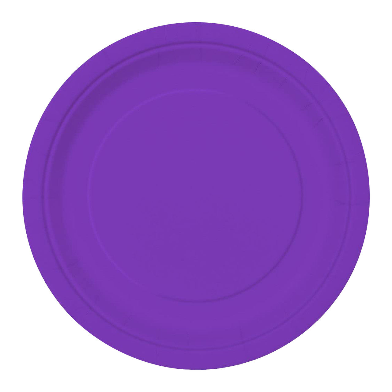Neon Purple - Round Plates