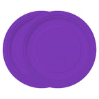 Neon Purple - Round Plates