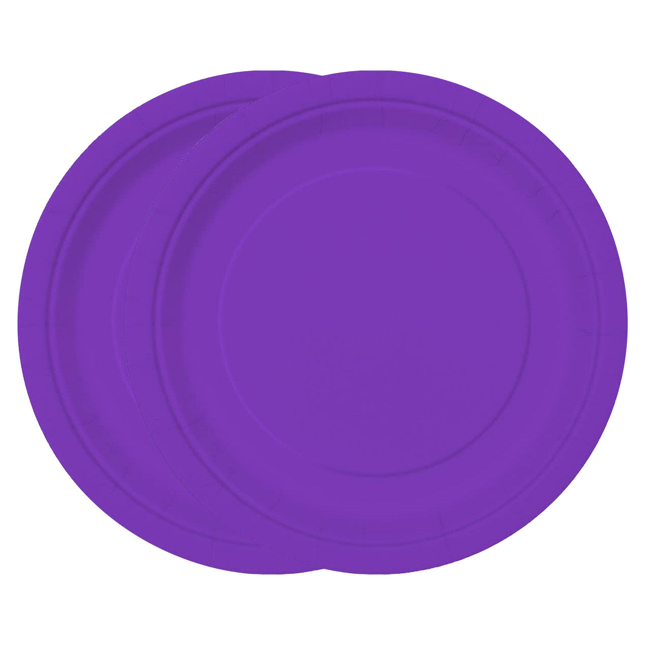 Neon Purple - Round Plates