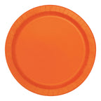 Pumpkin Orange - Round Plates