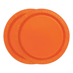 Pumpkin Orange - Round Plates