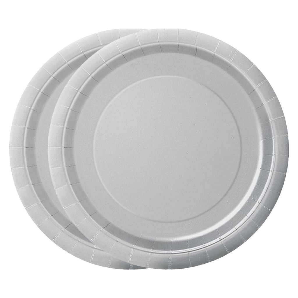 Silver - Round Plates