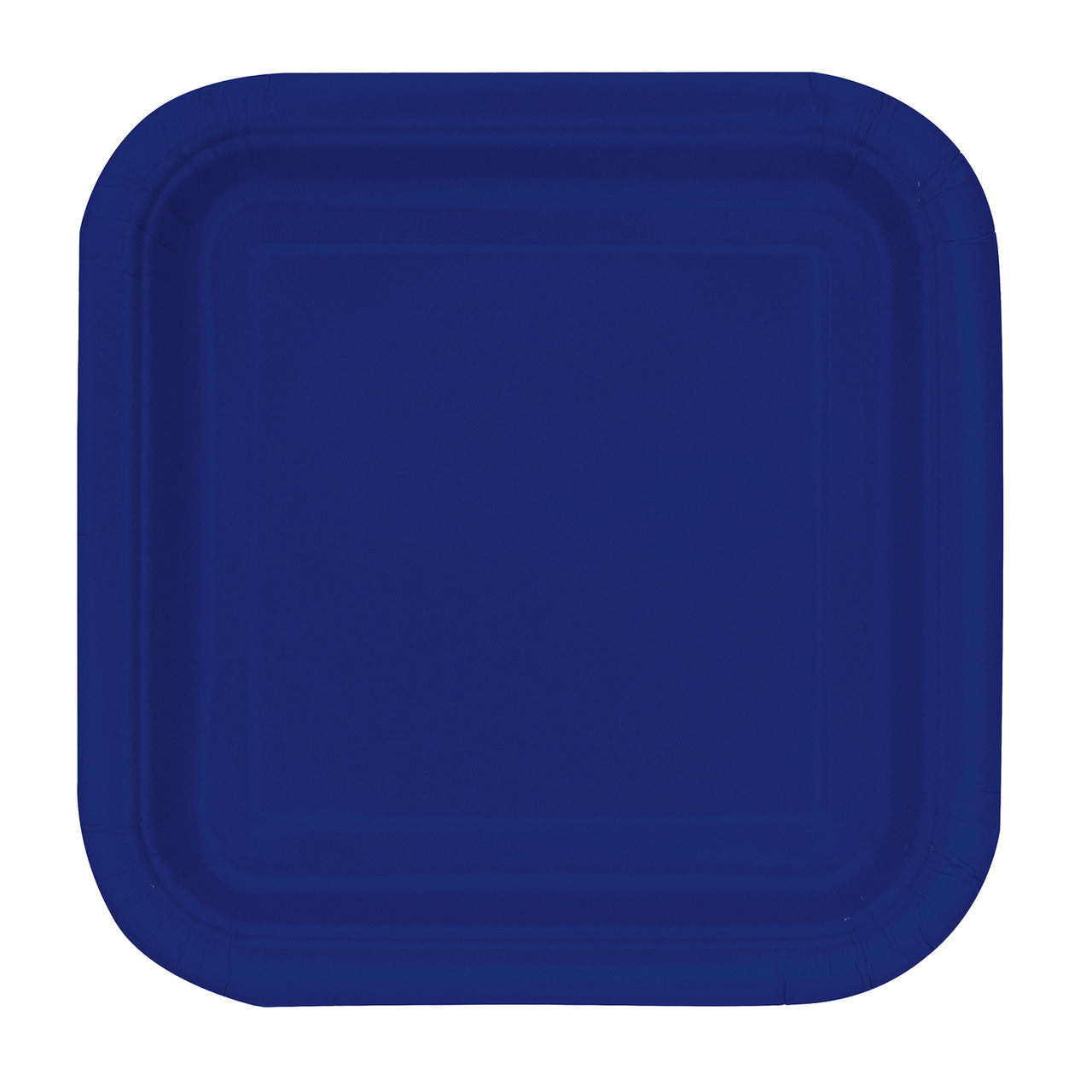 True Navy Blue - Square 9" Dinner Plates (Pack of 14)