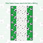 Football Themed Plastic Tablecloth