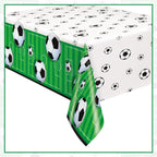 Football Themed Plastic Tablecloth
