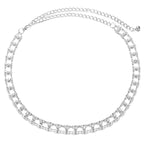 Diamante Rhinestone Belt - Silver